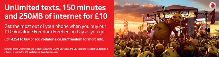 Vodafone Freedom Freebee Vodafone Freedom Freebee