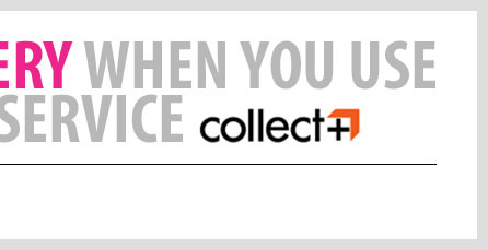 Limited time only! Get free next day delivery with collect+ (Our really convenient delivery service!) Limited time only! Get free next day delivery with collect+ (Our really convenient delivery service!)