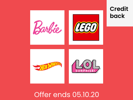 Toys Credit to account